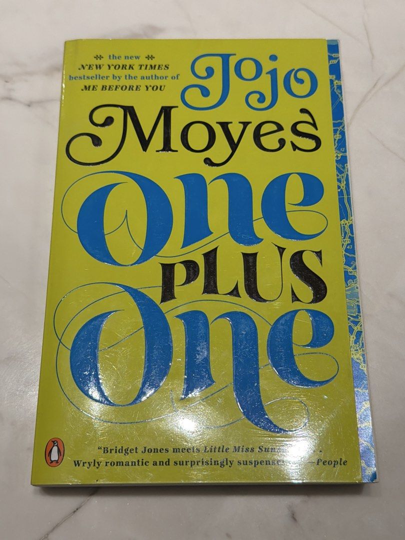 One Plus One by Jojo Moyes Paperback Book (Category: Storybooks) located in Valenzuela. Submitted by twentiesgirl (Listing ID 1460062233, Image 1). Description: - "One Plus One" paperback by Jojo Moyes - From the author of the bestseller "Me Before You" - A New York Times bestseller - Described as "warmly romantic and surprisingly suspenseful" - Perfect for fans of Bridget Jones or Little Miss Sunshine WITH PLASTIC COVER.