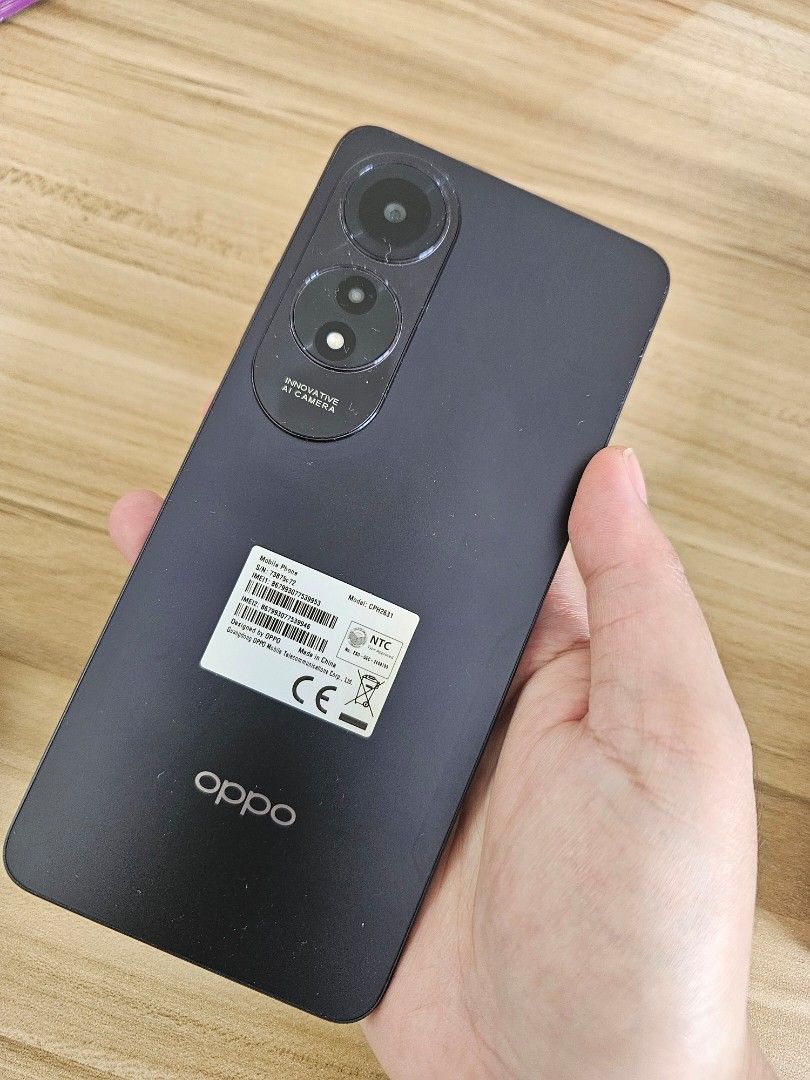 Opp0 A60: Used for 2 months only (Category: OPPO) located in Manila. Submitted by trishaiba60040 (Listing ID 1459976148, Image 2). Description: Selling Oppo A60. - used for 2 months only. May nag bigay ng phone kaya yun na lang ginamit. - screen protector lang yung may chip sa screen. Can send video once I remove the screen protector na smooth talaga yung screen. - RFS: di na nagagamit. - comes with receipt nung binili for legitimacy check. - com