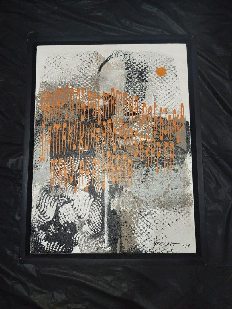 Original painting (Category: Other Home Decor) located in Manila. Submitted by stephanie_aguilon15 (Listing ID 1460105207, Image 2). Description: About the Painting “PAGMAMAHAL SA PANGARAP” Artist: Loriel “YelCast” Castillo Medium: Acrylic on Canvas Dimensions: 24 × 18 inches Year: 2023 Recorded Price: ₱35,000 “Pagmamahal sa Pangarap” is an original acrylic-on-canvas artwork created by Loriel “YelCast” Castillo in 2023. The work presents an expre