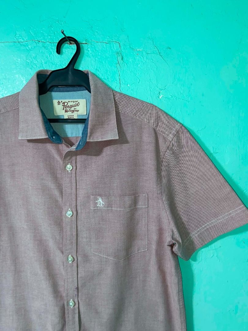 Original Penguin Short Sleeve Button Up Shirt (Category: Tshirts & Polo Shirts ) located in Caloocan City. Submitted by newmetho (Listing ID 1459991882, Image 2). Description: 20x26 medium.