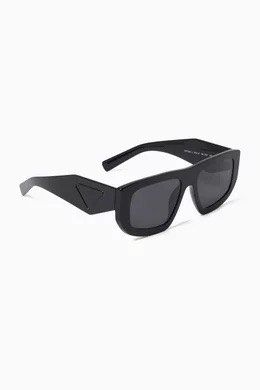 Original Prada OPR03SD Sunglasses - Black (Category: Sunglasses & Eyewear) located in Subic. Submitted by ruffa_assorted_item (Listing ID 1460100951, Image 2). Description: - Authentic Prada Sunglasses - Bought from Dubai - Model: OPR03SD - Frame Color: Black - Lens Color: Dark Grey - Made in Italy - Comes with original box - Please check photos for detailed condition.