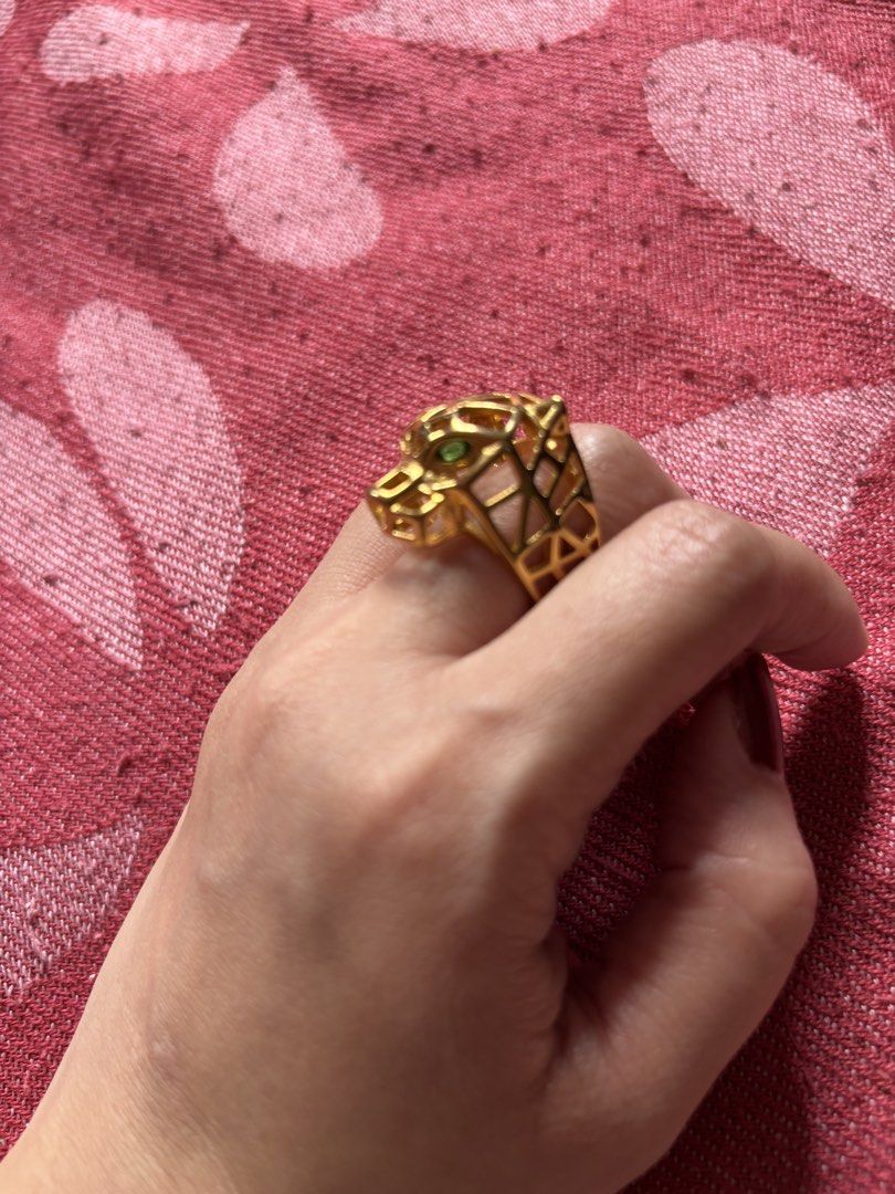 Panter stainless ring (Category: Rings) located in San Juan City. Submitted by ywkly (Listing ID 1459966282, Image 2). Description: Stainless i only used once.