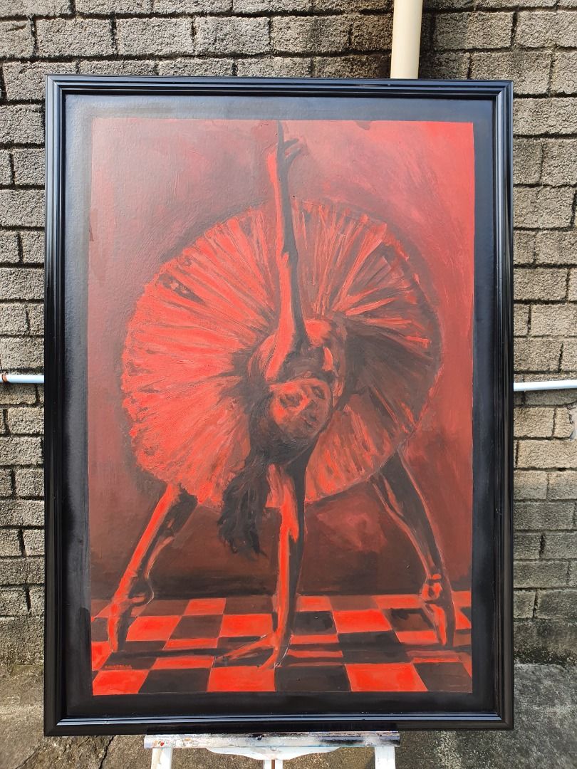 Parabellum Ballet Painting Artwork (Category: Art & Prints) located in Paranaque City. Submitted by reveramundi (Listing ID 1459979261, Image 1). Description: Parabellum Acrylic and ink on illustration board 105cm x 75cm 2026 COA can be issued PM if interested.