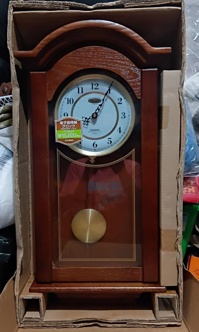 PENDULUM WALL CLOCK (Category: Clocks) located in Manila. Submitted by royalphoenix-0ea9 (Listing ID 1459902028, Image 1). Description: comes with it's original packaging,measures 62 by 32 by 8 cm..