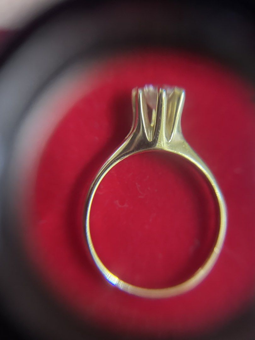 Engagement / Solitaire Diamond Ring K18 Japan (Category: Rings) located in Quezon City. Submitted by viee04 (Listing ID 1460050876, Image 3). Description: Natural Earth mined Diamond Tiffany design Ring Diamond Engagement Ring K18 Yellow Gold (With markings) .28 Total Carat VS Clarity |GH Color (Maputi at malinis diamond) 2.8grams (makapal band ng ring) Size 5.25 (resizable) GIA TESTED - Tester used was GIA id100 (High end Tester) Legit Natural D