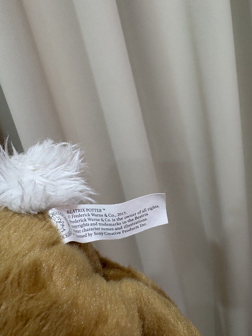 Peter Rabbit Benjamin Bunny Plush (Category: Toys & Collectibles) located in Subang Jaya. Submitted by lumire (Listing ID 1459926708, Image 2). Description: .
