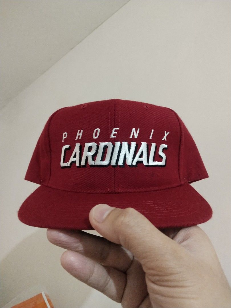 Phoenix Cardinals Snapback Cap (Category: Caps & Hats) located in Manila. Submitted by delarocare91296 (Listing ID 1459974679, Image 1). Description: For sale Phoenix Cardinals spellout deadstock condition 4000 pesos negotiable .