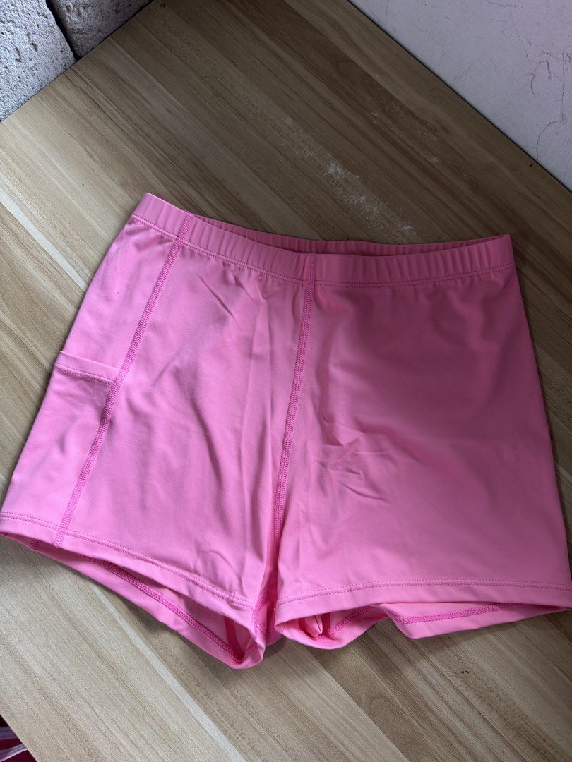 Pink Athletic Set - with inner Shorts (Category: Activewear) located in Caloocan City. Submitted by avaia.preloved (Listing ID 1459923303, Image 3). Description: - pink sports wear set - brandnew 📍 north caloocan / sm caloocan shipping via jnt or lalamove.