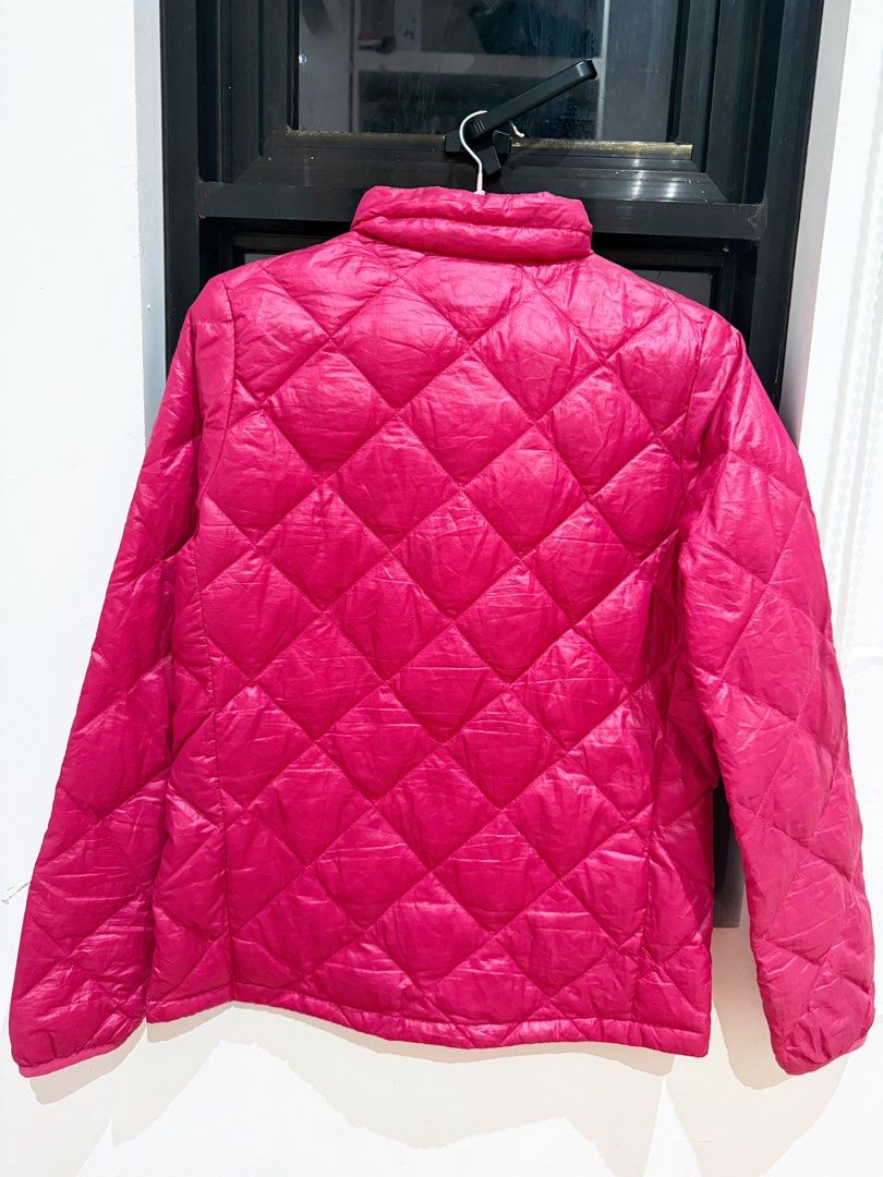 Pink Puffer Jacket Size S/M (Category: Coats, Jackets and Outerwear) located in Manila. Submitted by strawberrymelo (Listing ID 1460082836, Image 2). Description: .