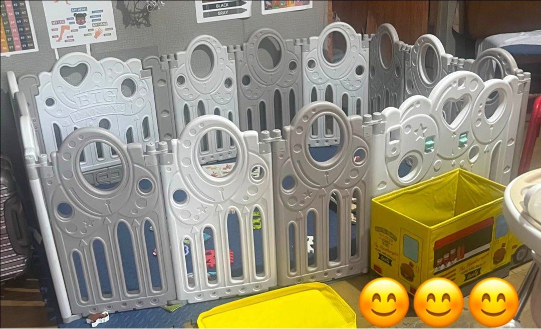 PLAYPEN (Category: Infant Playtime) located in Manila. Submitted by mheiteemhely (Listing ID 1460104665, Image 3). Description: ‼️FOR SALE: Premium Baby Playpen‼️ Looking for a safe and spacious play area for your little one? This sturdy baby playpen is perfect for keeping your toddler safe while playing, learning, or exploring! 👶🧸 ✨ Features: * ✅ Large play area for active toddlers * ✅ Sturdy and durable HDPE plastic * ✅ Smooth, child-safe edg