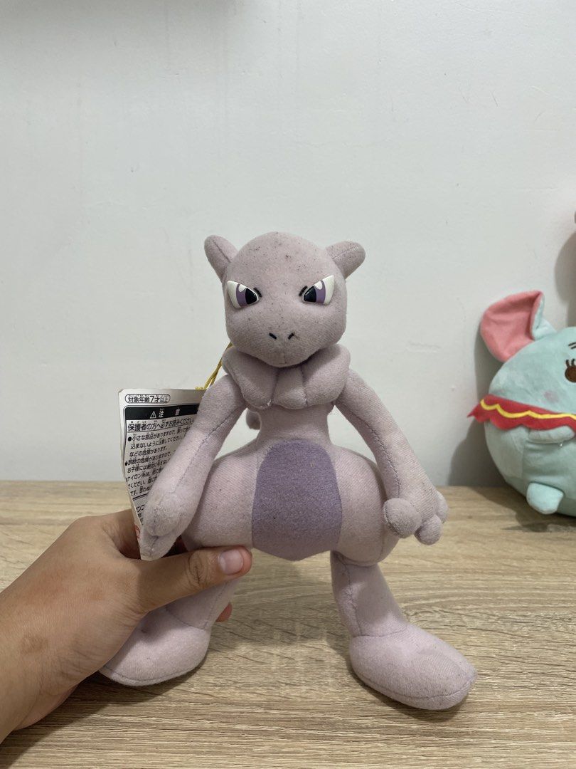 Pokemon vintage Mewtwo plush (Category: Plushies & Soft Toys) located in Nasugbu. Submitted by shopwithmichii (Listing ID 1460088448, Image 1). Description: Need clean Mod:jnt/flash Mop:gcash.