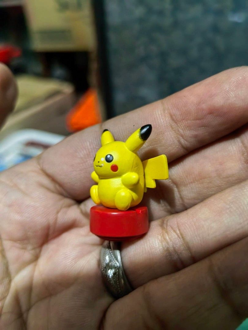Pokémon Pikachu Stamp (Category: Character Goods) located in Cebu City. Submitted by dudes_villanueva (Listing ID 1459934971, Image 2). Description: Figure - Pokémon Pikachu Stamp 📌 In very good condition. May small Lang na paint rub sa face. Barely visible..