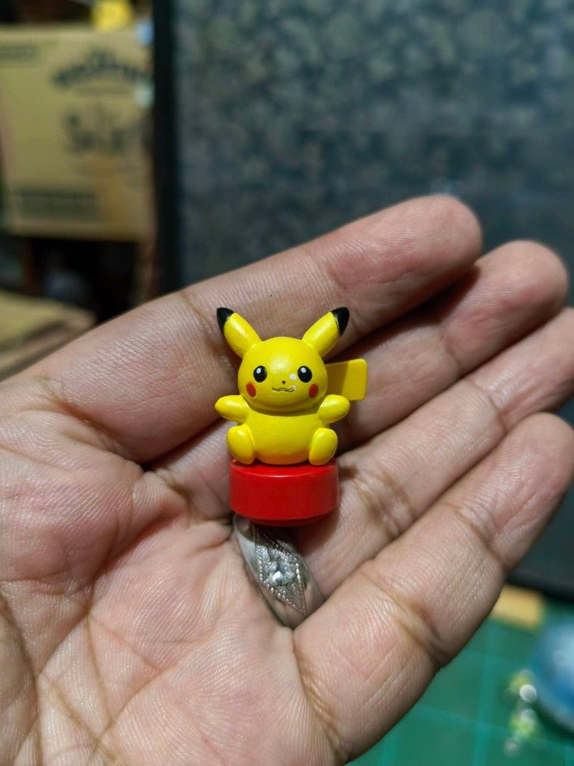 Pokémon Pikachu Stamp (Category: Character Goods) located in Cebu City. Submitted by dudes_villanueva (Listing ID 1459934971, Image 1). Description: Figure - Pokémon Pikachu Stamp 📌 In very good condition. May small Lang na paint rub sa face. Barely visible..