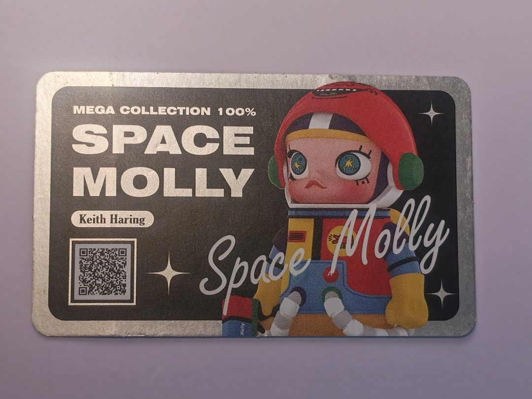 Popmart Space Molly Keith Haring series 1 (Category: Designer & Blind Box Toys) located in Quezon City. Submitted by destashingme (Listing ID 1460081121, Image 2). Description: Space Molly series 1 Keith Haring with card only item will be bubble wrapped .