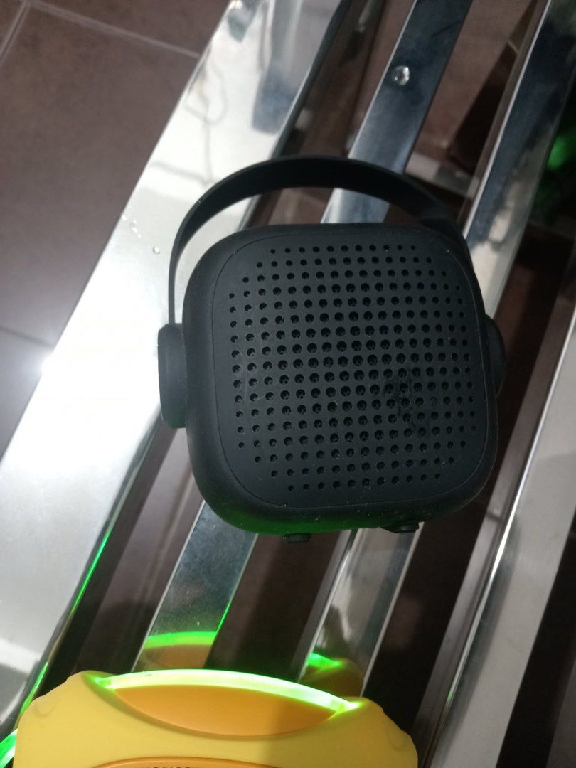 Portable Bluetooth Speakers - Blackf, Yellow, White (Category: Soundbars, Speakers & Amplifiers) located in San Juan City. Submitted by fastturtle_d9ad50 (Listing ID 1459903949, Image 2). Description: Selling everything for Php 1300 Not 1, not 2, all of them. Rfs: Decluttering - Three portable speakers perfect for music anywhere. - Compact and ideal for on-the-go listening..