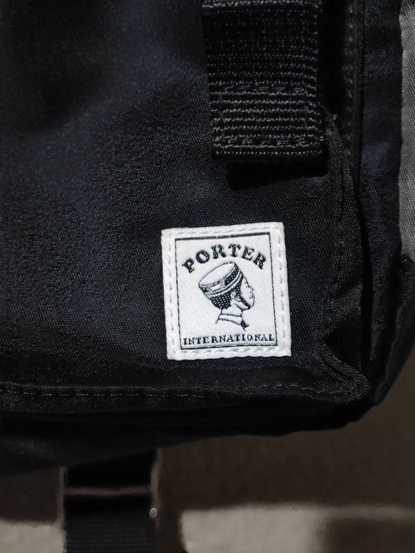 PORTER INTERNATIONAL YOUNGSTER BACKPACK (Category: Backpacks) located in Iloilo. Submitted by gooddimes (Listing ID 1460092074, Image 3). Description: Porter International Youngster Backpack Authentic Black, Blue and Gray color Nylon Material Size on tag: Dimes: 11Wx16L Issue/s: Minimal fade on left side (Slightly Visible) Color rate: 10/10 Excellent condition ₱2,000 Reminders: - All items are thrifted, please manage your expectations - Color may