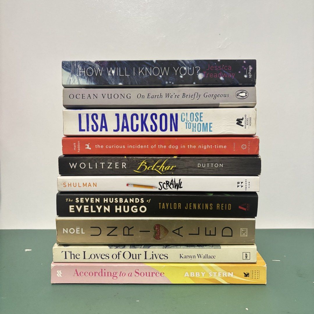 Preloved Fiction Books (Category: Storybooks) located in Manila. Submitted by mganovelo64040 (Listing ID 1460062991, Image 2). Description: 📚 Preloved books for sale (Pricelist below) 📌 Can dm book condition/photos 🚚 MOD: J&T 📍 Location: Baguio City Fiction: How Will I Know You? - 150 (sold) On Earth We’re Briefly Gorgeous - 300 (sold) Close to Home - 150 The Curious Incident of the Dog in the Night-Time - 200 Belzhar - 150 Scrawl - 150 The S