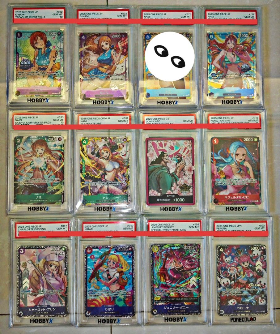 PSA 10 one piece opcg ptcg Pokémon pokemon Promo 遊戲王 路飛 娜美 luffy nami （分類：鑑定單卡）位於 Hong Kong。 由 ___xex___ 提交（商品編號 1459709567，圖片 2）。簡介： 自出到價回,太古城交收。