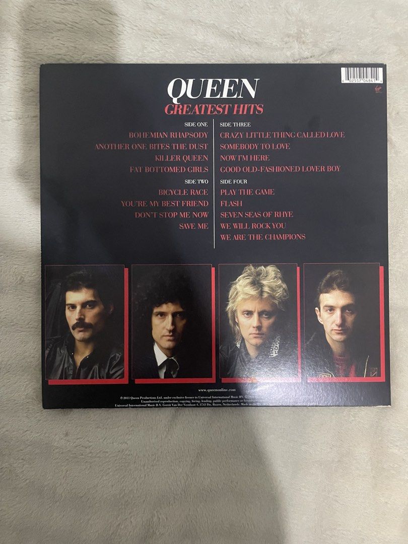 Queen Greatest Hits Vinyl Record (Category: Vinyls) located in Dumaguete. Submitted by raspberrypepsi (Listing ID 1459940687, Image 2). Description: - Queen Greatest Hits vinyl record - Includes classic hits: Bohemian Rhapsody, We Will Rock You, We Are The Champions - Essential for any Queen fan - Great addition to your music collection 2500+sf.
