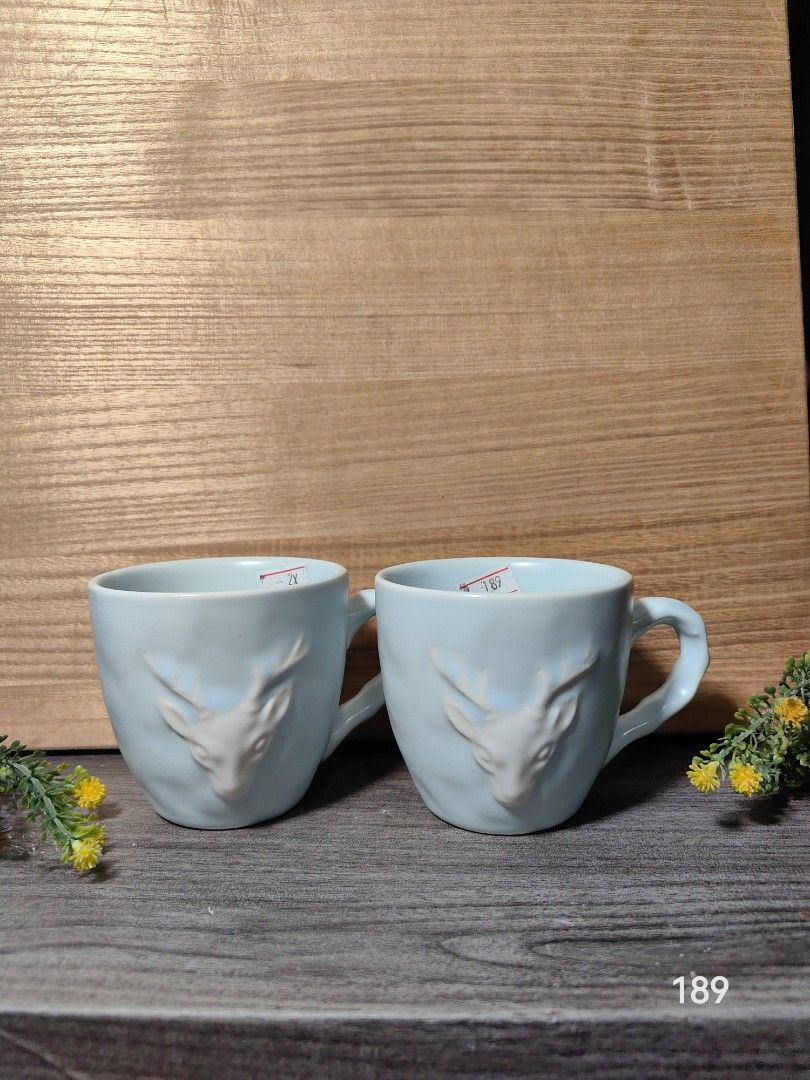 Raindeer mug 2's (Category: Coffee & Tea Tableware) located in Calamba. Submitted by princesspauliney. (Listing ID 1460078257, Image 1). Description: 280 only✨ Shoppee check out Jnt direct courier.