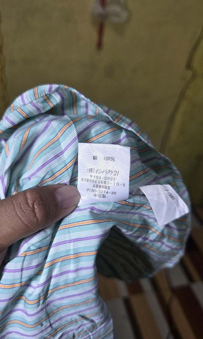 Ralph lauren stripes long-sleeved (Category: Longsleeves) located in Hinigaran. Submitted by thrift_street_6106 (Listing ID 1459909376, Image 3). Description: Ralph lauren stripes long-sleeved(Sleeve Logo) dimes' W'18 L'23 Good as new..