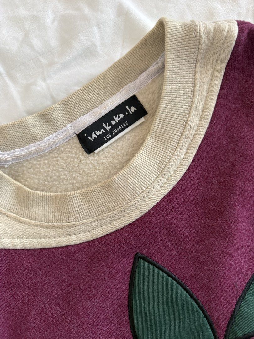rare reworked adidas sweater (Category: Longsleeves) located in Mandaluyong City. Submitted by outofstoragewtf (Listing ID 1459989424, Image 2). Description: - bought from LA for 7k - size xs - s will fit Vintage Adidas colorblock sweatshirt in a washed burgundy, cream, and forest green palette. Features an oversized trefoil logo at the front, contrast panel construction, and a relaxed slouchy fit. .