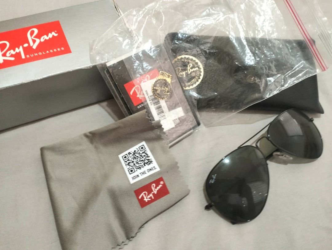 RAYBAN SUNGLASSES (Category: Sunglasses & Eyewear) located in Caloocan City. Submitted by rarebunny_3b832a (Listing ID 1460093300, Image 1). Description: .