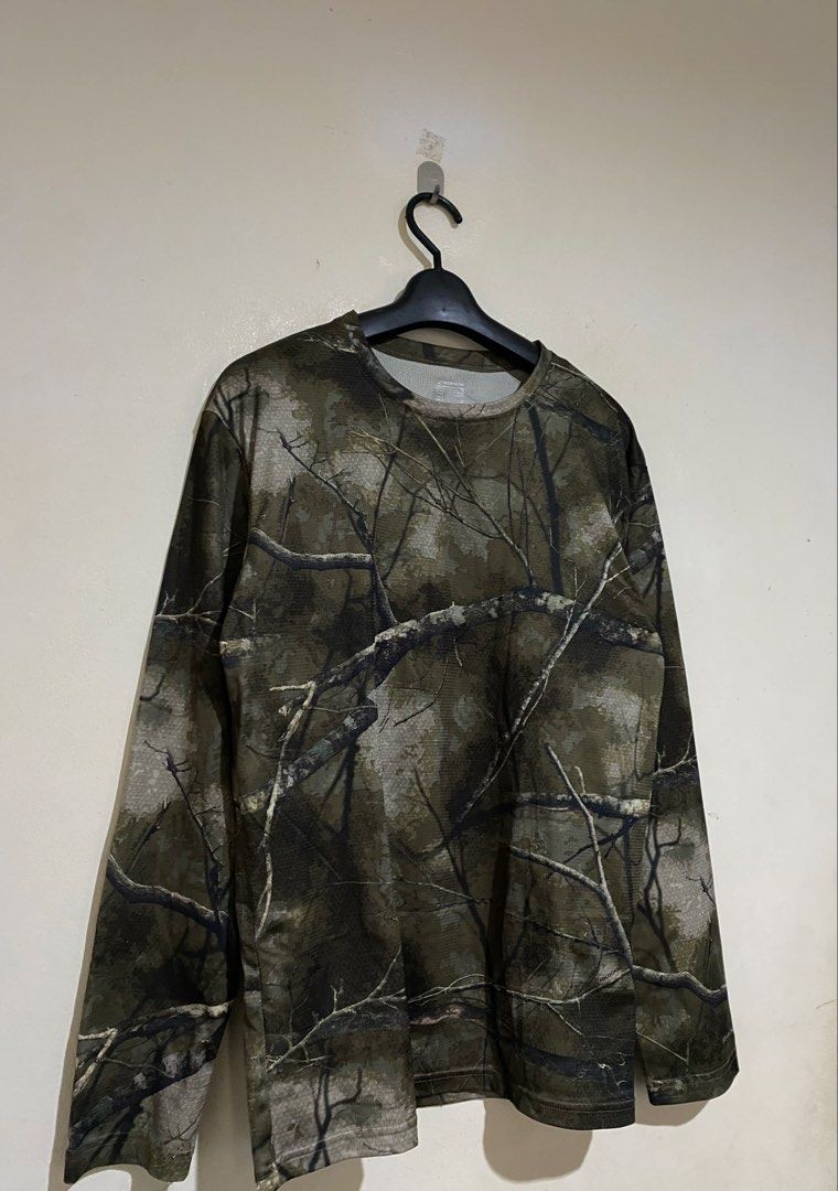 Real Tree Long Sleeve (Decathlon) (Category: Tshirts & Polo Shirts ) located in Cordova. Submitted by unfolds_ph (Listing ID 1460103604, Image 2). Description: Real Tree Long Sleeve SOLOGNAC from Decathlon S on tag ( fit to Medium ) 10/10 • bnew condition , once lng nagamit sa event! Length 27 Width 19 PM FOR MORE DETAILS‼️‼️.