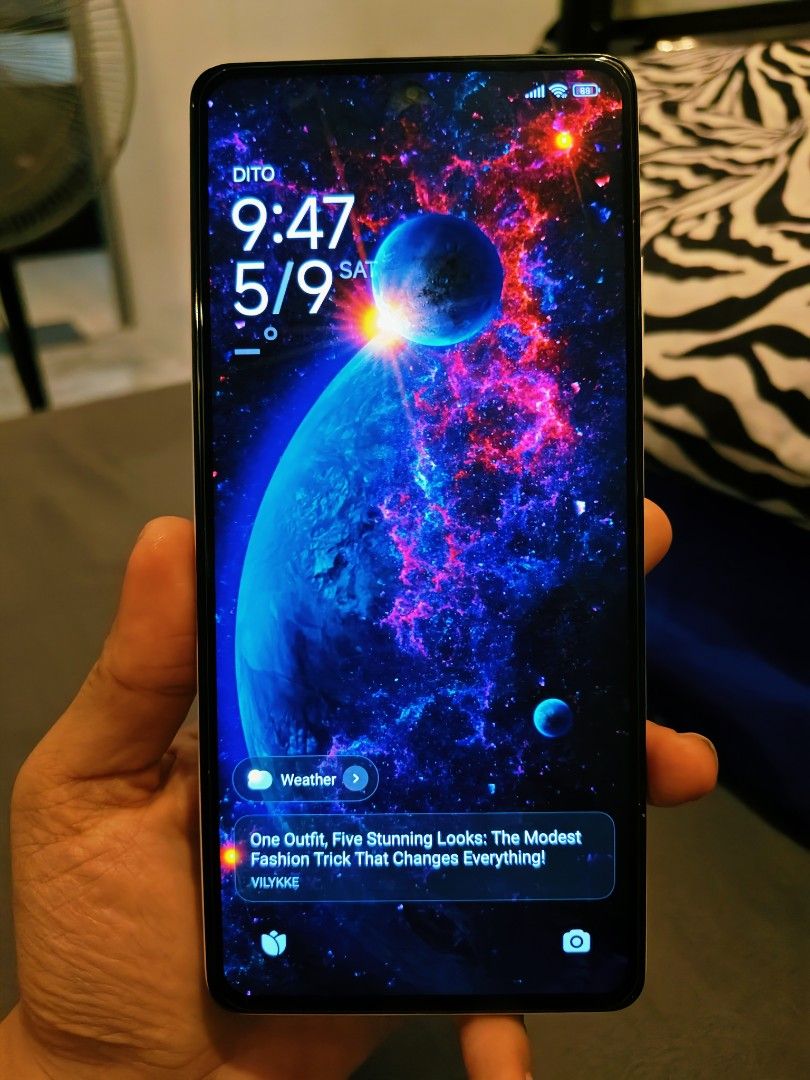 Redmi note 12 pro 5g (Category: Xiaomi) located in Manila. Submitted by yhinyhang (Listing ID 1456603122, Image 3). Description: 6990 Original redmi note 12 pro 5g Pro po ito and 5g, 8+8gbram 128gb rom 120 hertz amoled display 5g mobile perfect and mabilis 50mp camera 5000 mah batt Mdtk dimensity 1080 17k srp nya dti Dolby vision! Gaming pwede Speaker magnda! Dolby atmos!.
