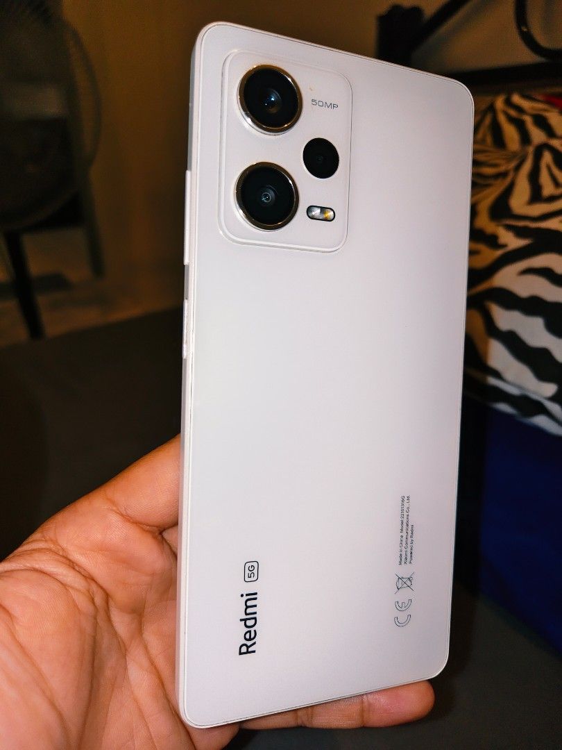 Redmi note 12 pro 5g (Category: Xiaomi) located in Manila. Submitted by yhinyhang (Listing ID 1456603122, Image 1). Description: 6990 Original redmi note 12 pro 5g Pro po ito and 5g, 8+8gbram 128gb rom 120 hertz amoled display 5g mobile perfect and mabilis 50mp camera 5000 mah batt Mdtk dimensity 1080 17k srp nya dti Dolby vision! Gaming pwede Speaker magnda! Dolby atmos!.