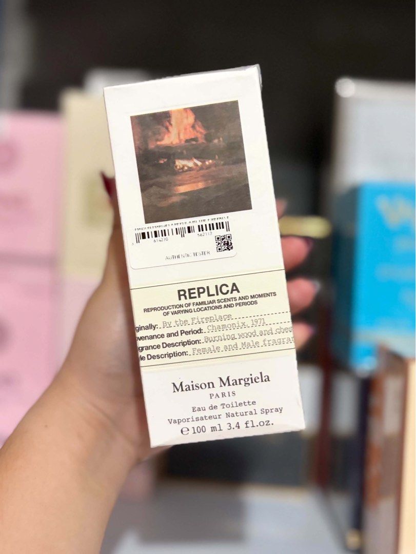 REPLICA BY THE FIREPLACE MAISON MARGIELA (Category: Fragrance & Deodorants) located in Quezon City. Submitted by embere_shop (Listing ID 1459902188, Image 1). Description: 📌Please read the last image carefully - all details are already provided. ❗️Offers below the regular price will no longer be entertained. Thank you for understanding. 💰 Mode of Payment (MOP): GCash 📦 Mode of Delivery (MOD): • Lalamove (Same-day delivery) • J&T Express (1–2 d