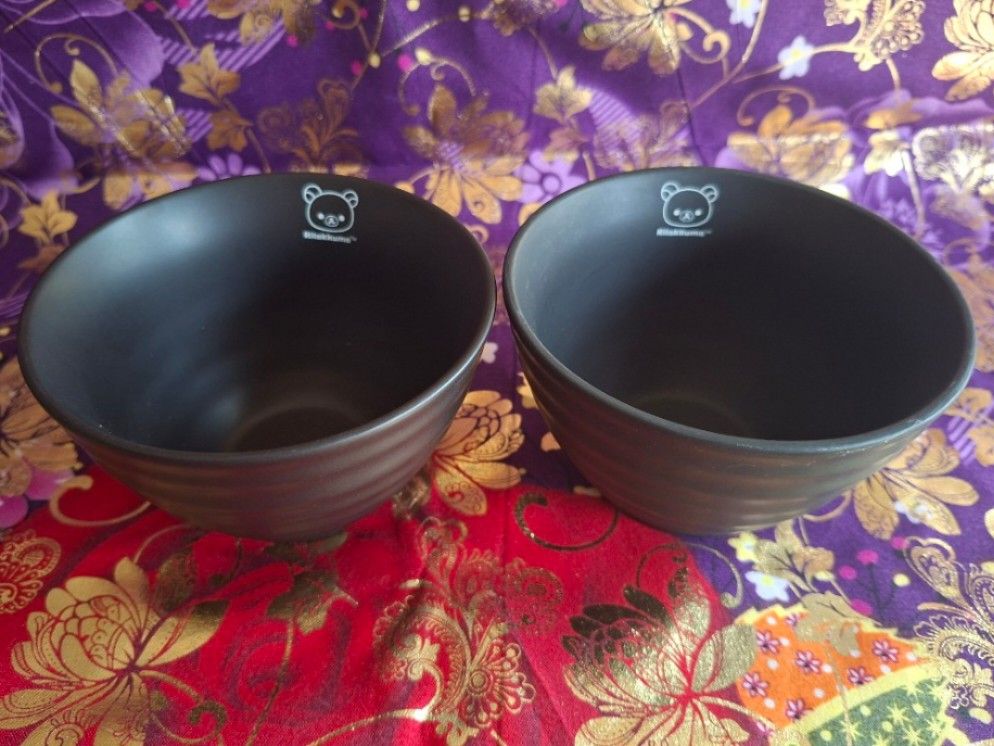 Rilakkuma Black rice bowls (Category: Dinnerware & Cutlery) located in Consolacion. Submitted by luxekerei (Listing ID 1457388938, Image 1). Description: .