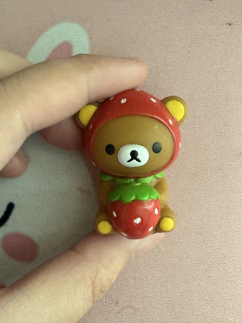 Rilakkuma Mini Figurine with markings (Category: Designer & Blind Box Toys) located in Quezon City. Submitted by matchaislove (Listing ID 1459944002, Image 1). Description: wysiwyg.