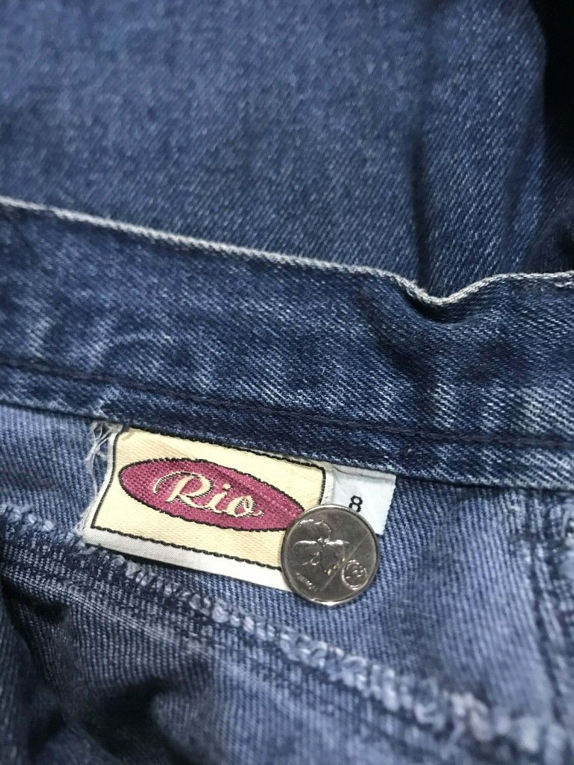 Rio Denim Shorts Size 8 (Category: Shorts) located in Quezon City. Submitted by carlodepaz (Listing ID 1460055581, Image 3). Description: Rio jorts waist - 27 length -22.3 thigh - 13 leg opening - 10.7 price - 200 free ship via jnt.