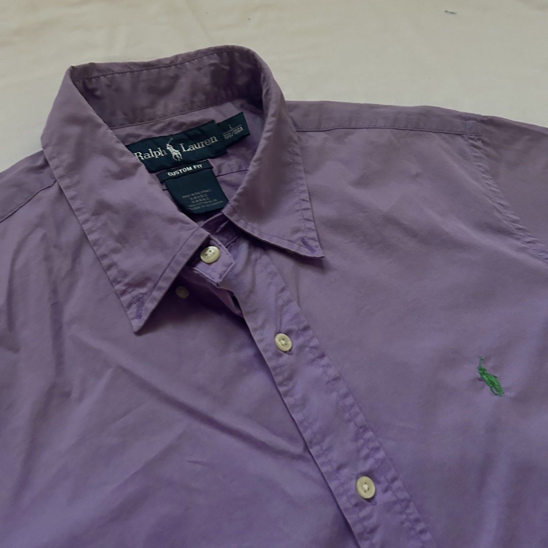 RL purple short sleeve (L) (Category: Tshirts & Polo Shirts ) located in Dasmarinas. Submitted by snjwu (Listing ID 1460070452, Image 1). Description: dimes: L31W23.