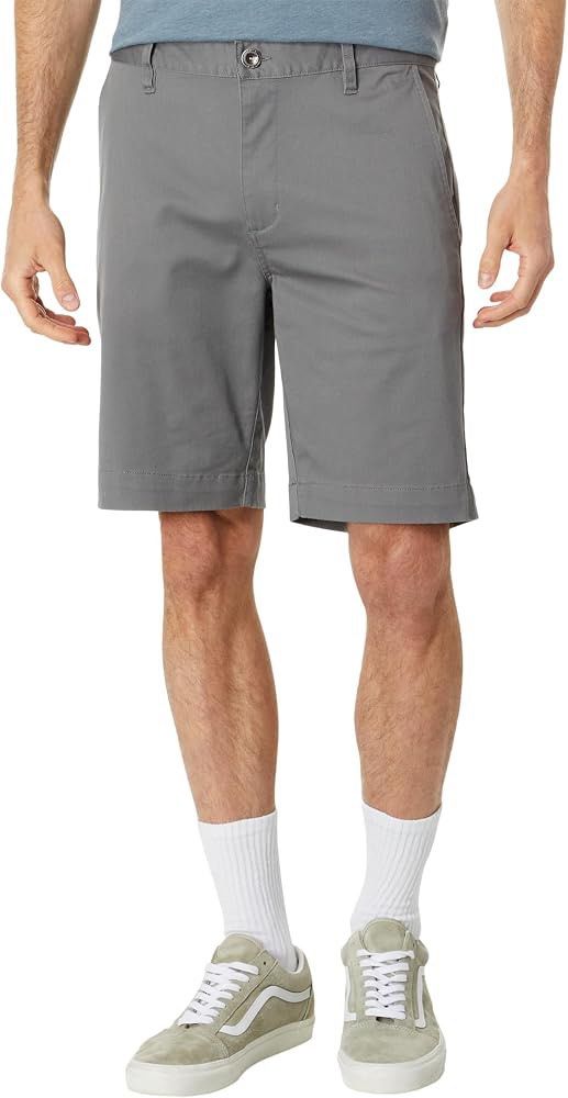 RVCA Grey Chino Shorts (Category: Shorts) located in San Jose. Submitted by galitsabarat (Listing ID 1460102861, Image 2). Description: - Grey RVCA Chino Shorts EXCELLENT CONDITION WAIST 32 LENGTH 21 OPENING LEG 11 - Classic fit for everyday comfort - Button and zip closure - Two side pockets and two back pockets - Comfortable cotton blend fabric - Versatile for styling with any top.