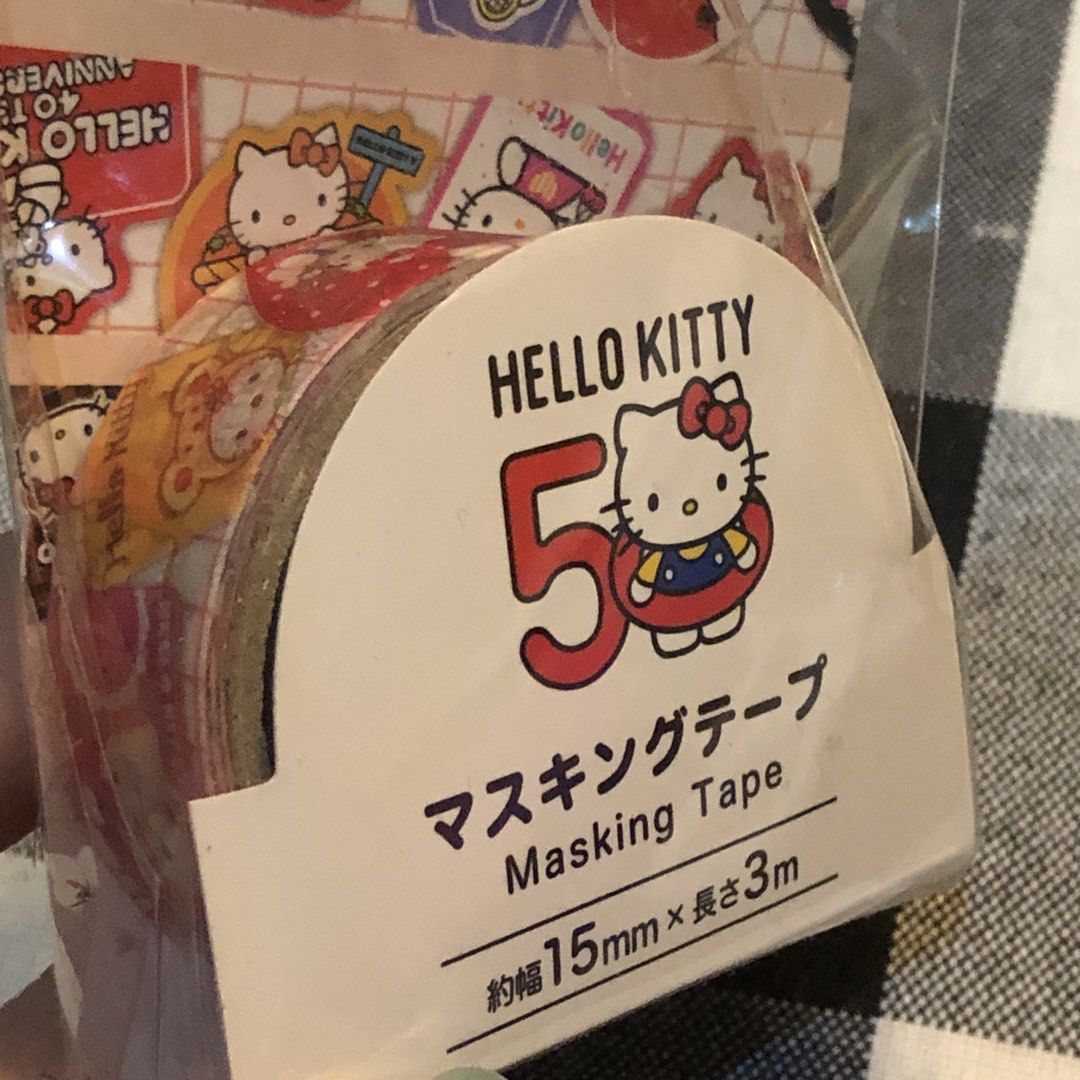 Sanrio Hello Kitty Decorative Tape for Scrapbooking (Category: Stationery & School Supplies) located in Quezon City. Submitted by kitsune.treasures (Listing ID 1459923299, Image 2). Description: *First to pay policy! *1 day reservation only. Failure to pay on time, auto cancel. 📍Quezon City * MOD: J&T | Lalamove * MOP: GCASH | BPI 📦ON HAND AND READY TO SHIP! CONDITION: WHAT YOU SEE IS WHAT YOU GET. Dimensions: Kindly check the photos for the ac