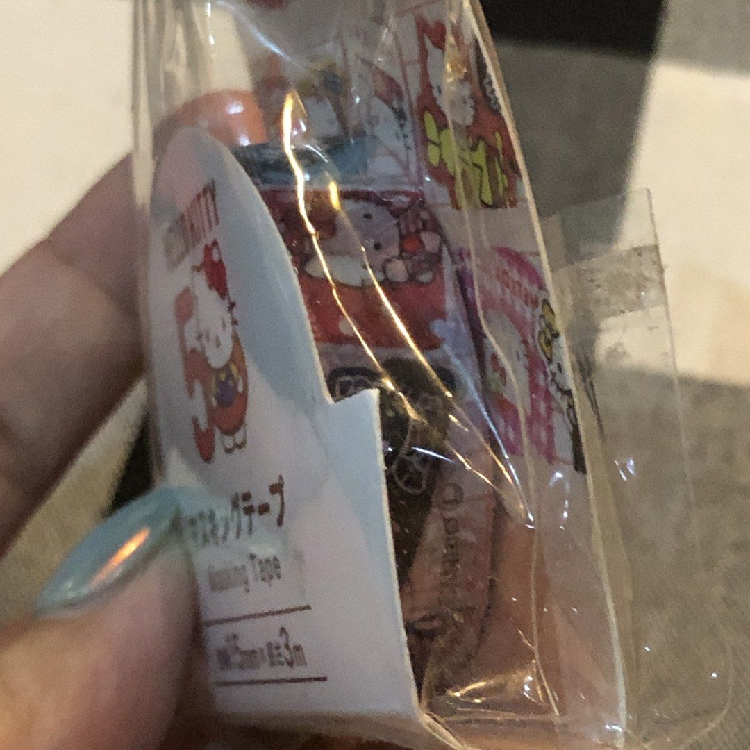 Sanrio Hello Kitty Decorative Tape for Scrapbooking (Category: Stationery & School Supplies) located in Quezon City. Submitted by kitsune.treasures (Listing ID 1459923299, Image 3). Description: *First to pay policy! *1 day reservation only. Failure to pay on time, auto cancel. 📍Quezon City * MOD: J&T | Lalamove * MOP: GCASH | BPI 📦ON HAND AND READY TO SHIP! CONDITION: WHAT YOU SEE IS WHAT YOU GET. Dimensions: Kindly check the photos for the ac