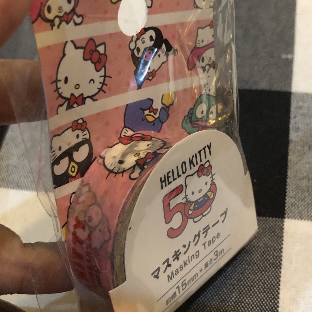 Sanrio Hello Kitty Decorative Tape for Scrapbooking (Category: Stationery & School Supplies) located in Quezon City. Submitted by kitsune.treasures (Listing ID 1459929348, Image 2). Description: *First to pay policy! *1 day reservation only. Failure to pay on time, auto cancel. 📍Quezon City * MOD: J&T | Lalamove * MOP: GCASH | BPI 📦ON HAND AND READY TO SHIP! CONDITION: WHAT YOU SEE IS WHAT YOU GET. Dimensions: Kindly check the photos for the ac