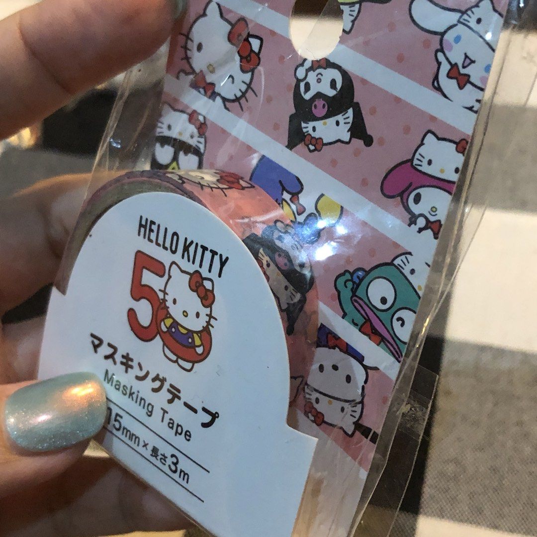 Sanrio Hello Kitty Decorative Tape for Scrapbooking (Category: Stationery & School Supplies) located in Quezon City. Submitted by kitsune.treasures (Listing ID 1459929348, Image 3). Description: *First to pay policy! *1 day reservation only. Failure to pay on time, auto cancel. 📍Quezon City * MOD: J&T | Lalamove * MOP: GCASH | BPI 📦ON HAND AND READY TO SHIP! CONDITION: WHAT YOU SEE IS WHAT YOU GET. Dimensions: Kindly check the photos for the ac
