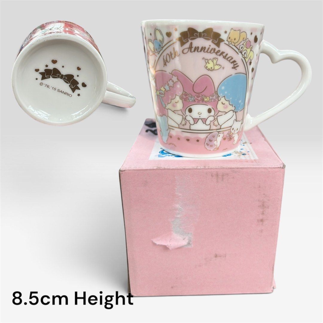 Sanrio My Melody 40th Anniversary ceramic mug (Category: Coffee & Tea Tableware) located in Zamboanga. Submitted by lcomprendio26013 (Listing ID 1460032976, Image 1). Description: 2 👁PLEASE READ THE DESCRIPTION BEFORE YOU ORDER OR CHAT ME👍 AUTHENTIC Brand: Sanrio Brandnew Year 2015 📢pay today,ship out tomorrow 📢All picture posted are actual item that will you get 📢📢pg hnd aq makarply dto sa carousel paki messge aq sa peysbuk SEARCH LZ FIGUR