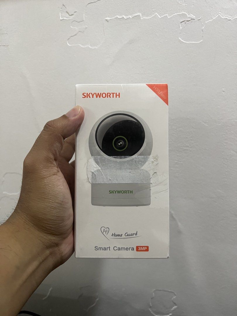 Skyworth H30 New Smart Camera 3MP (Category: Cameras) located in Antipolo. Submitted by iamjohngilbert (Listing ID 1460047973, Image 1). Description: - Brand New Skyworth Home Guard H30 Smart Camera - Sealed Box - Never Opened - High Resolution: 3MP for clear footage - Ideal for Home Security RFS: Won during a raffle; Using different brand..