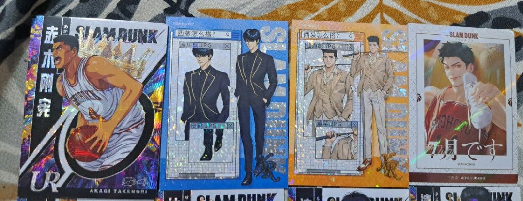 Slam Dunk UR Fast Break Trading Cards Collection (Category: Raw Singles) located in San Fernando, Camarines Sur. Submitted by ladderaya (Listing ID 1459975323, Image 2). Description: - Collection of Slam Dunk UR Fast Break trading cards. - Features popular characters from the anime. - Ideal for collectors and fans of the Slam Dunk series. - A great addition to any collection!.