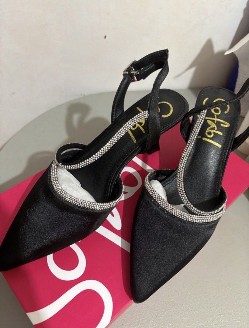 Sofab Rhinestones Heels (Category: Heels) located in Silang. Submitted by rixie415 (Listing ID 1460099234, Image 1). Description: • Payment First • Inclusive of box and paper bag • Brand new (sinukat lang hindi nagamit) • Price nego .