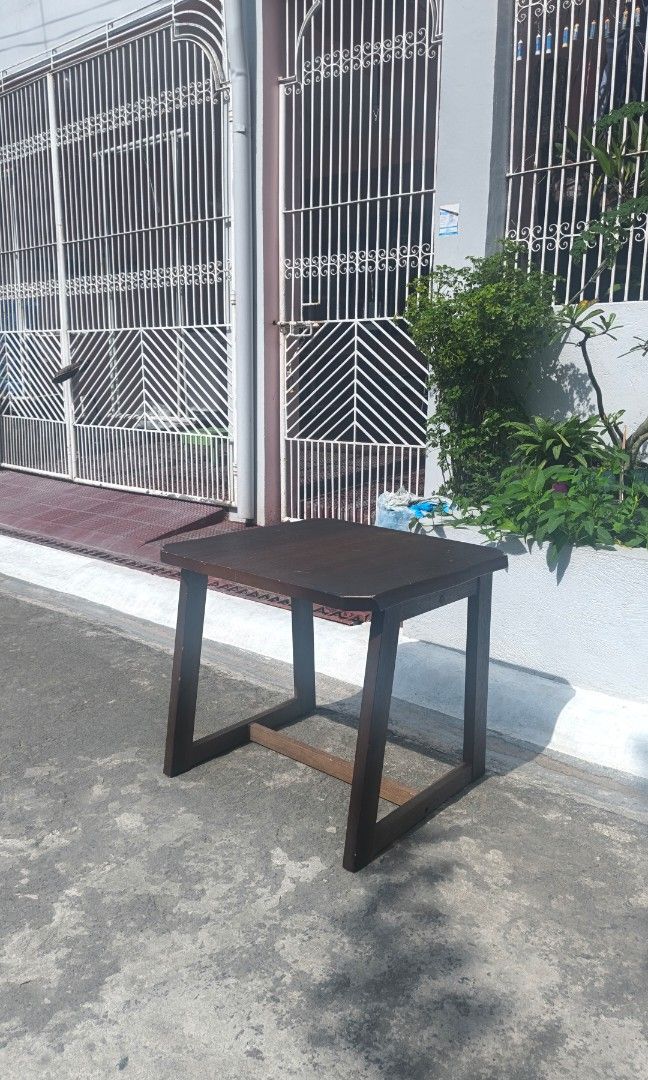 Solid wood side table (Category: Tables & Sets) located in Manila. Submitted by tonyhawk0592 (Listing ID 1460037152, Image 2). Description: .