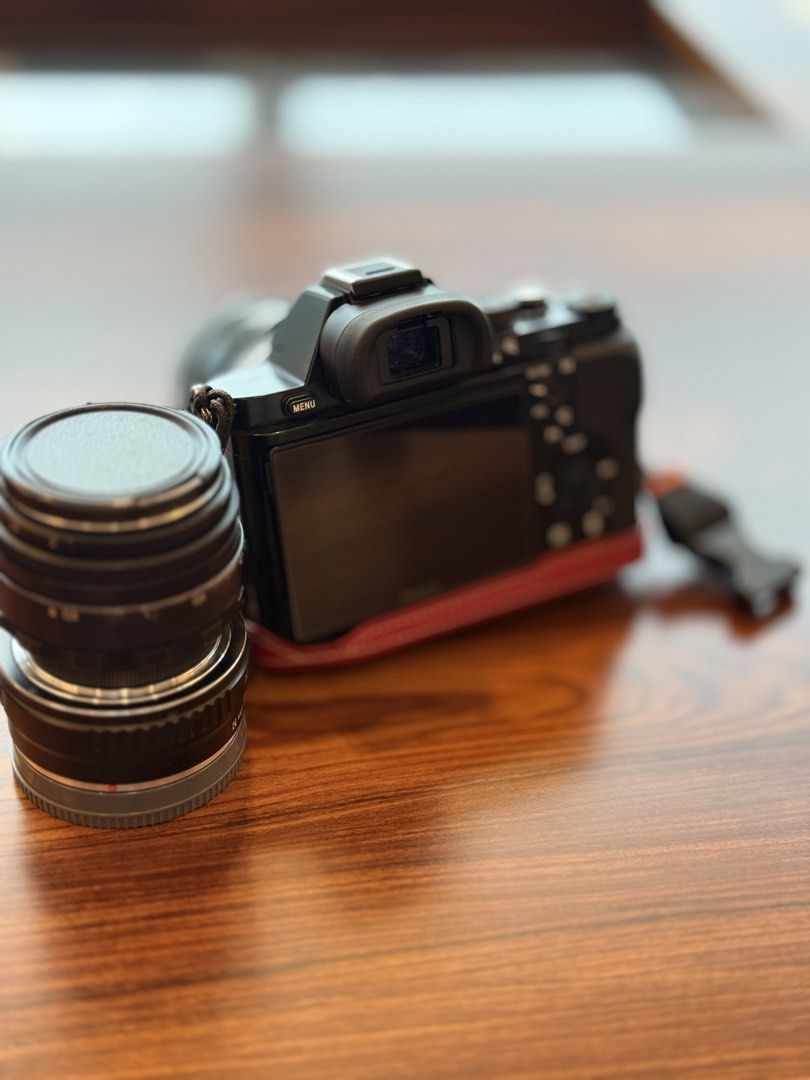 Sony Alpha 7S Mirrorless Camera with Canon & Helios Lenses (Category: Cameras) located in Taguig. Submitted by greg.david (Listing ID 1460075432, Image 2). Description: Sony A7S Full-Frame Mirrorless Camera Kit with Vintage Lenses & Accessories Ready-to-shoot vintage and digital hybrid kit. Perfect for filmmakers, street photographers, and anyone looking for that iconic cinematic look with incredible low-light capability. What’s Included: Camera 
