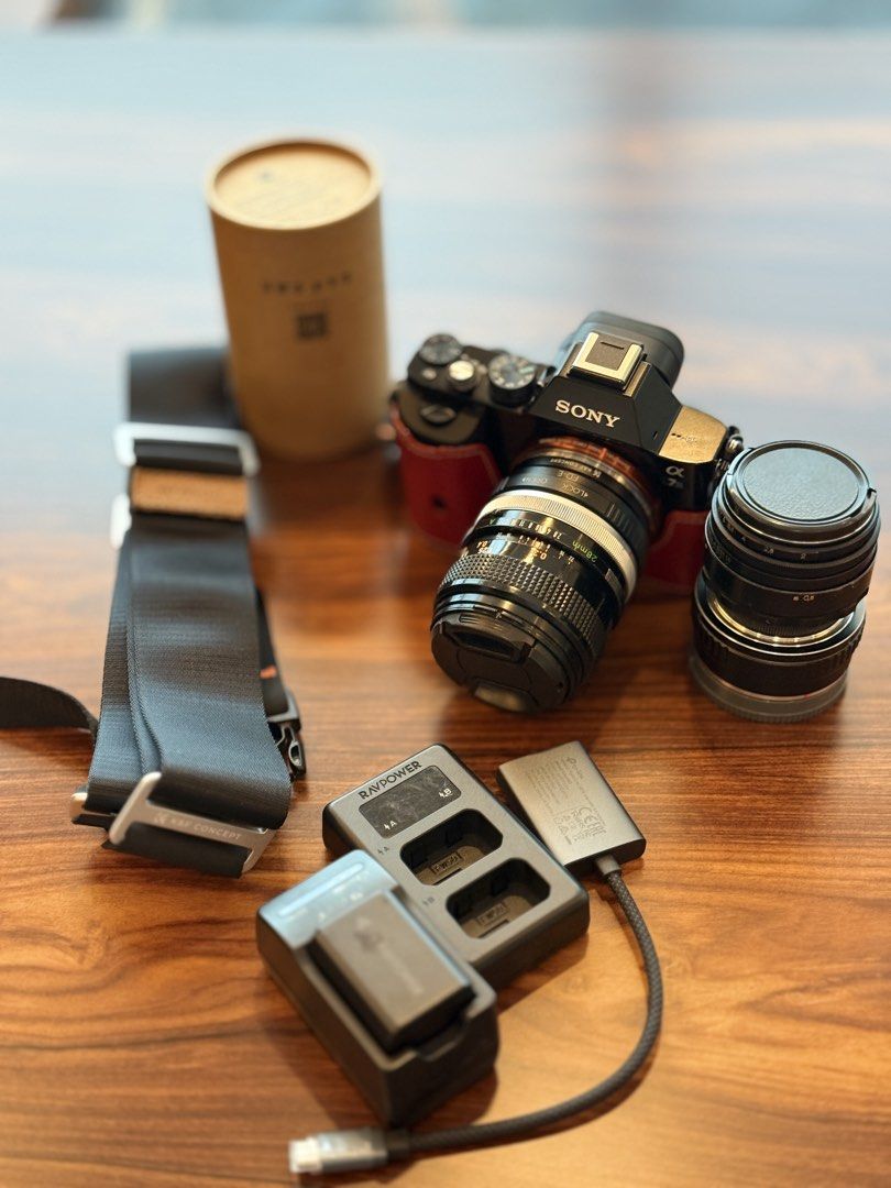 Sony Alpha 7S Mirrorless Camera with Canon & Helios Lenses (Category: Cameras) located in Taguig. Submitted by greg.david (Listing ID 1460075432, Image 3). Description: Sony A7S Full-Frame Mirrorless Camera Kit with Vintage Lenses & Accessories Ready-to-shoot vintage and digital hybrid kit. Perfect for filmmakers, street photographers, and anyone looking for that iconic cinematic look with incredible low-light capability. What’s Included: Camera 