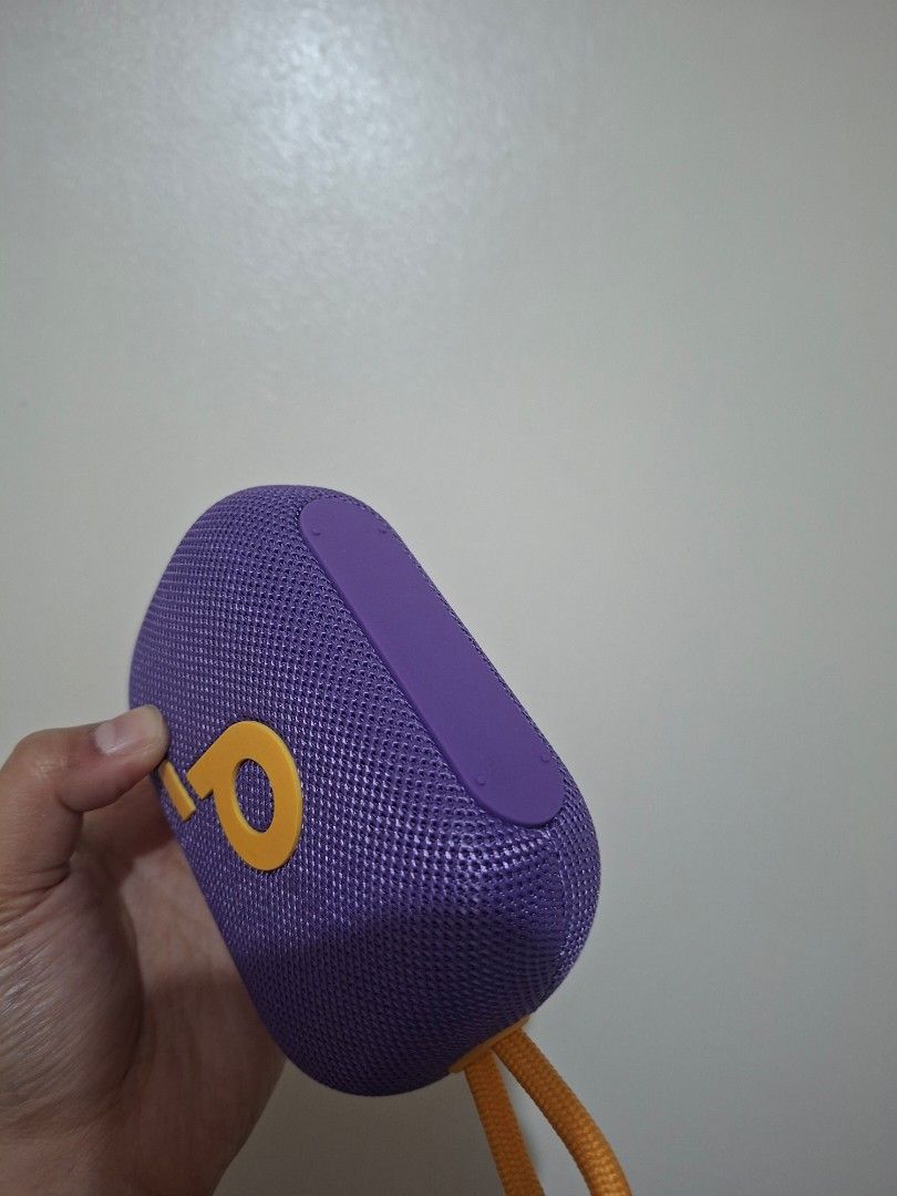 Soundcore by Anker Select 4 Go Bluetooth Speaker IPX67 Waterproof Wireless and Bluetooth (Category: Soundbars, Speakers & Amplifiers) located in Paranaque City. Submitted by potatoiceblended (Listing ID 1408734578, Image 2). Description: - Anker Soundcore Mini 3 speaker - Color: Purple and Yellow - Compact and portable design - Features a carrying loop - Travel-friendly no box no issues rfs: bought wrong color.