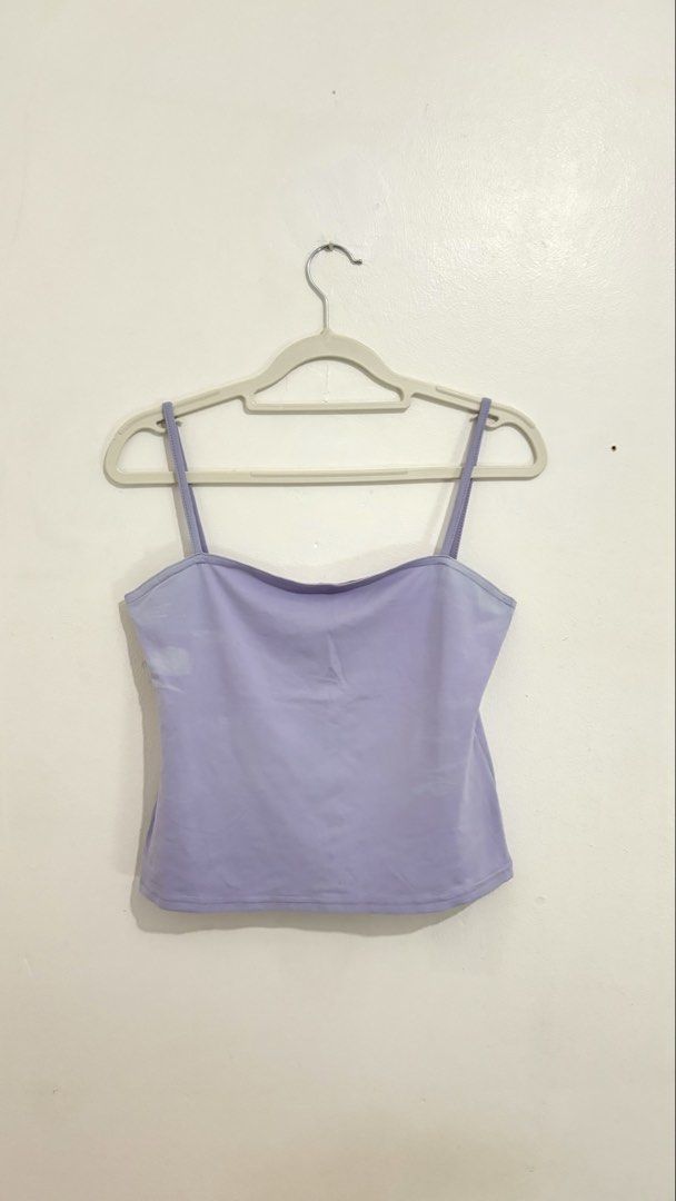 Spaghetti Strap Cami Top (Category: Sleeveless) located in Caloocan City. Submitted by buymethisandthat (Listing ID 1460079753, Image 1). Description: ✨ Spaghetti Strap Cami Top - ₱79 📌 CONDITION • Condition: 7/10 • Flaws: Slight wash wear and fading 📏 SIZE • Tag Size: No size tag • Recommended: Fits Extra Small to Small.