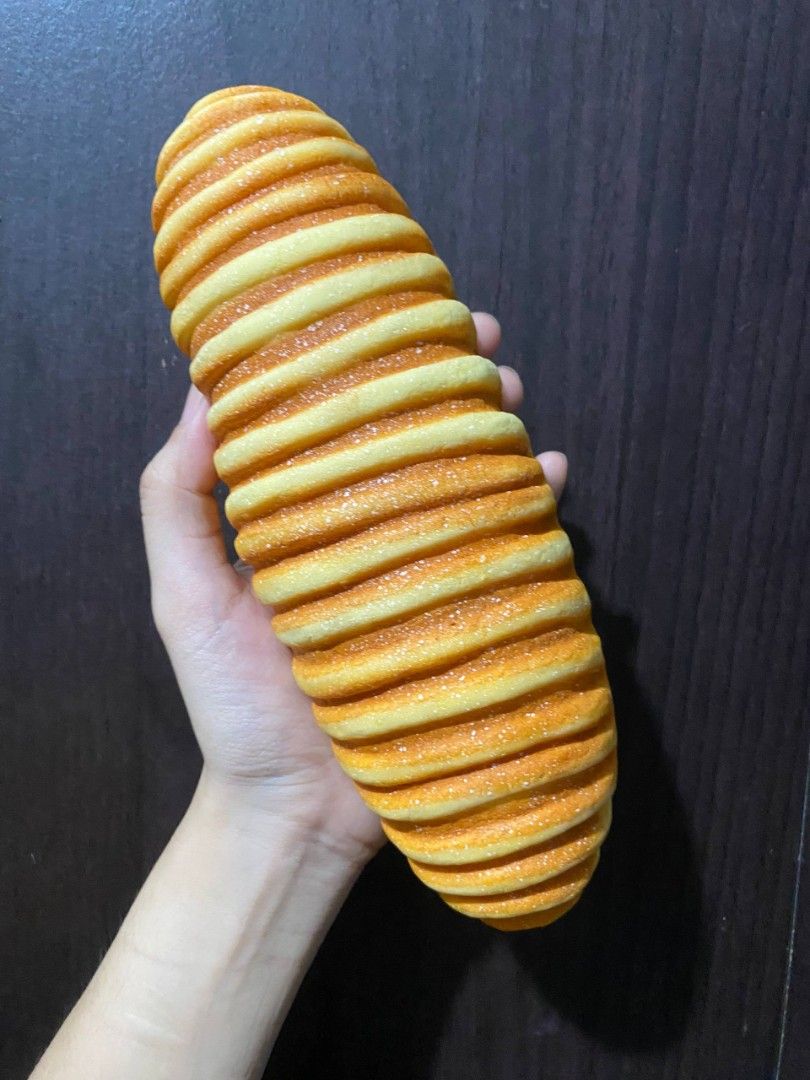 Squishy Jumbo Big Bread Scented - Happy bread (Category: Designer & Blind Box Toys) located in Marikina City. Submitted by marisan.collection (Listing ID 1460047468, Image 1). Description: Caterpillar Bread squishy by Happy Bread - Scented and slow rise - Only open for pic.